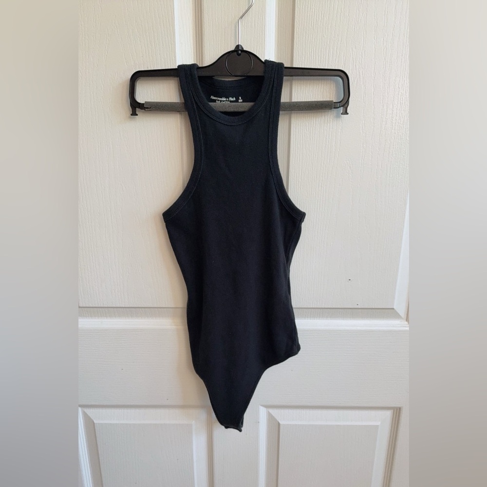 Abercrombie & Fitch Black Bodysuit Top
